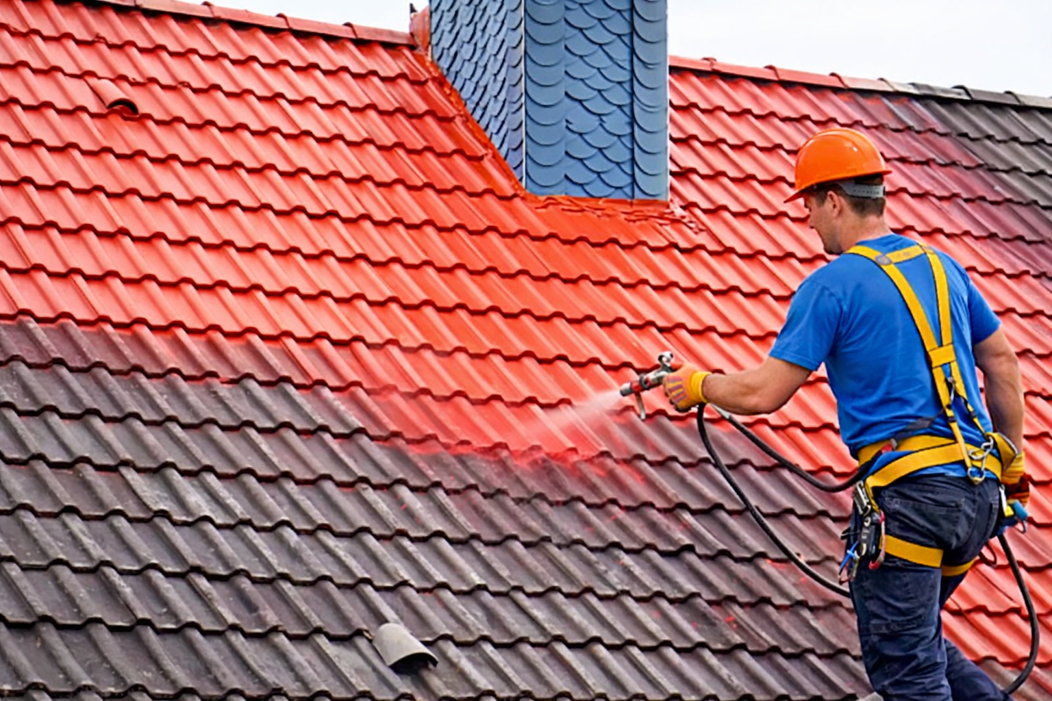 Traitement hydrofuge toiture