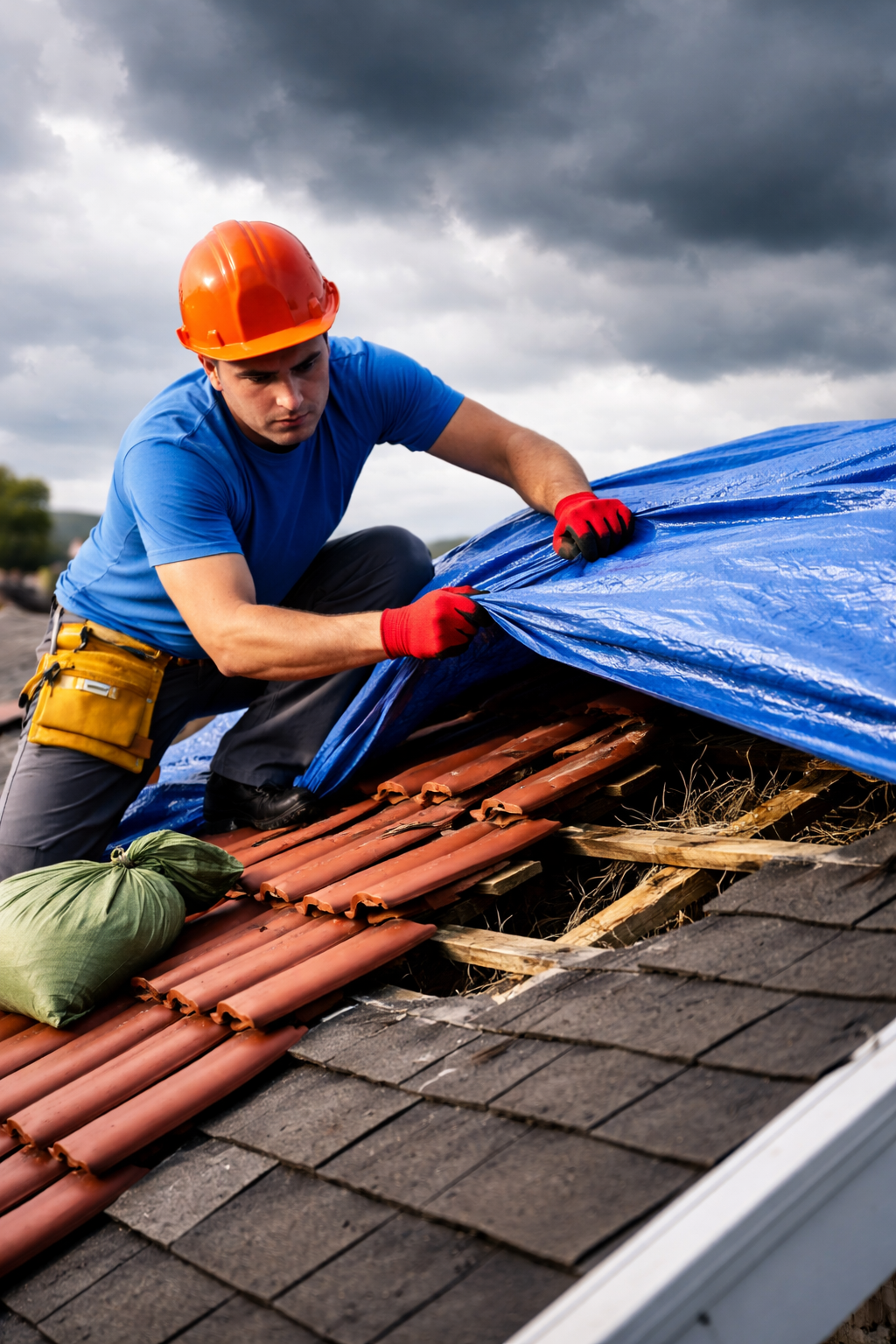 Réparation d’urgence toiture